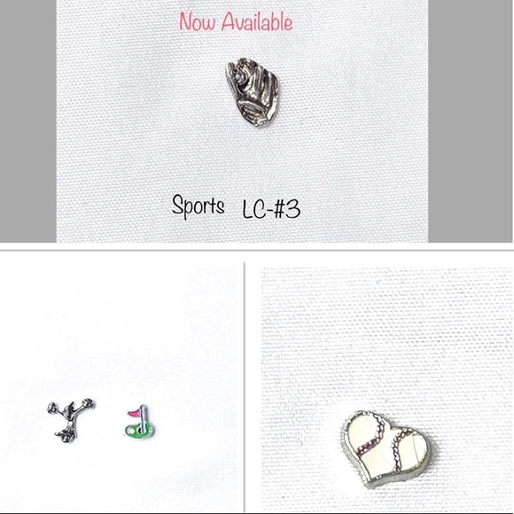 LC-#3 (4X) Sports & Hobbies locket charms - Picture 7 of 8